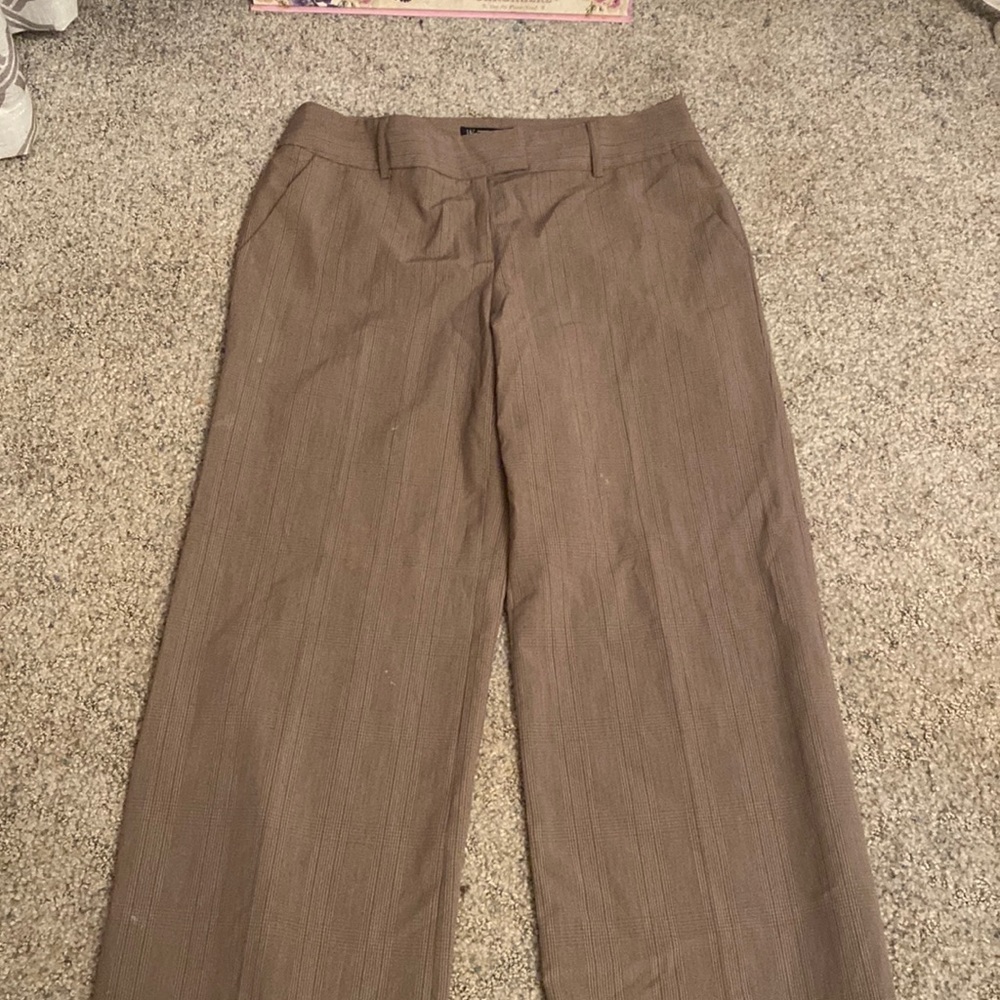International Concepts Size 12 Plaid Dress Pants